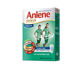 安怡 Anlene 金装高钙低脂配方奶粉 350g 折17.4元(99-50券)