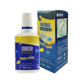 秒杀预告# 海昌 润洁隐形眼镜护理液 120ml 10点 0.01元包邮