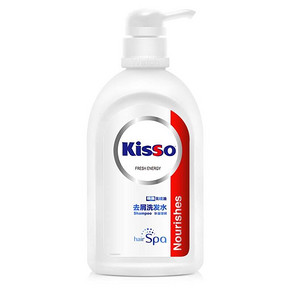 kisso 极是 无硅油去屑洗发水 400ml 13.5元