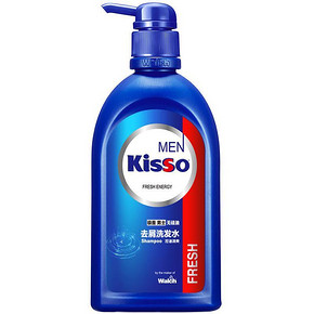 kisso 极是 男士无硅油去屑洗发水 400ml 14.8元