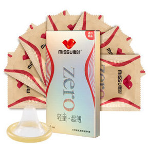 就爱啪啪啪# missu 蜜时 超薄避孕套6片 赠超薄2片 6.18元
