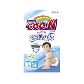GOO.N 大王 婴幼儿纸尿裤 大码L54片 89元(3件包邮)