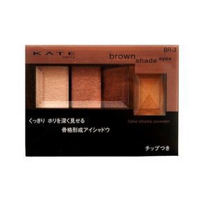 KATE 骨干重塑3+1大地裸色3D立体眼影 BR-3粉光棕 66元(45+21)