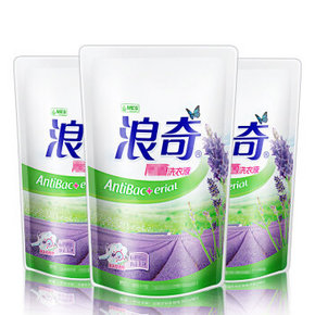 浪奇（Lonkey）除菌袋装洗衣液 500g*3 15.9元(可买2免1)