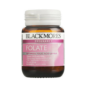 准妈妈必备# BLACKMORES 澳佳宝 天然叶酸500mcg 90粒    59元