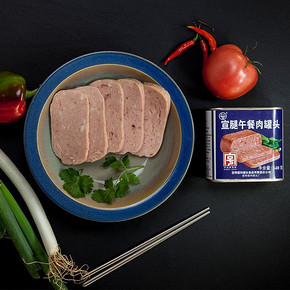 德和 宣腿午餐肉罐头 即食云腿罐头 340g*2罐 11.5元(11.5,2件5折)
