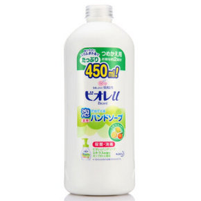 KAO 花王 碧柔 弱酸性泡沫洗手液 柑橘味 450ml 折21元(42，买2减1)