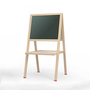 快乐伙伴 双面磁性小黑板实木儿童画板画架套装 85cm 25.9元包邮