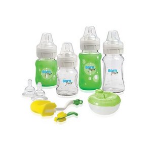 Born Free 宽口径防胀气玻璃奶瓶礼盒 163.4元包邮(155+18.4-10券)