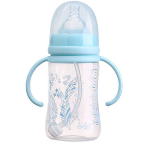 日康 宽口有柄自动奶瓶 240ml 折23元(4,3.9，3件69元)