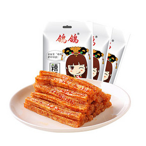 吃货最爱# 鸽鸽辣条 麻辣素食小面筋 189g*3包 5.8元包邮(15.8-10券)