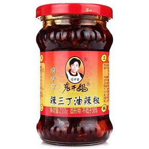 陶华碧 老干妈 辣三丁油辣椒210g 6.18元