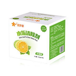 优妙客 食品级柠檬酸水垢清除剂 10包 5.8元包邮(19.9-14.1)