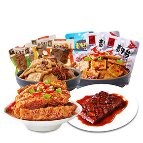 玉堂号 休闲麻辣零食大礼包 1264g 20.8元包邮(35.8-15券)