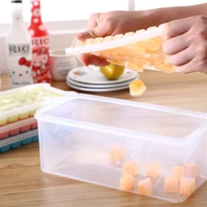 江盛 创意食品级加厚4层有盖密封制冰格 13点 19.9元包邮