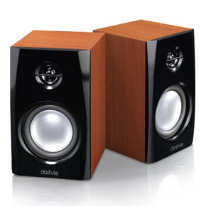 dostyle SD206 木质2.0声道桌面音箱 3英寸 59元(可满3减1)