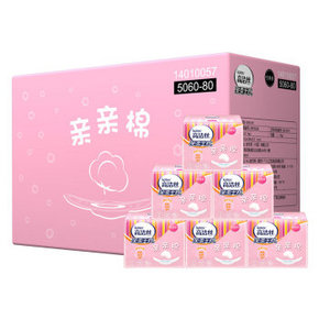 高洁丝 经典系列 亲亲棉 日用240mm 18片*6包装 49.9元