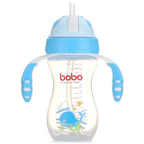 bobo 乐儿宝 宝宝学饮杯 蓝色 260ml 折21.3元(买3减1)