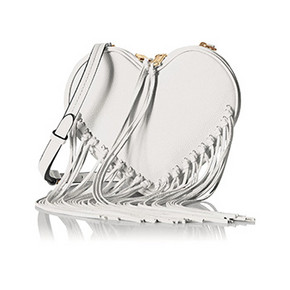 Rebecca Minkoff  心形流苏单肩小跨包 白色 624元包邮(524.5+33.2+66.3)
