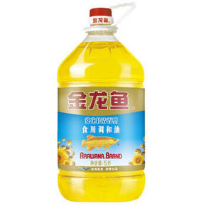金龙鱼 葵花籽食用调和油 5L 39.9元