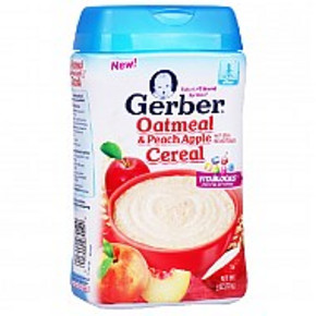 GERBER 嘉宝 婴幼儿辅食 苹果甜桃燕麦米粉 227g 11.7元(9.9+1.8)