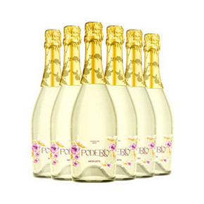 西班牙进口 宝黛 花之语甜白起泡葡萄酒 750ml*6瓶 99元