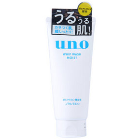 日本  资生堂uno吾诺超保湿洗面奶 130g/支 折19.8元(99选5)