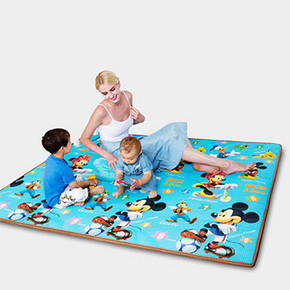 迪士尼 加厚折叠环保婴儿爬爬垫游戏地毯 200*180*0.6cm 29元包邮(49-20券)