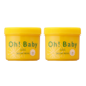 COSME大赏推荐# oh baby 身体去角质磨砂膏 葡萄柚香型 350g*2盒 259元包邮