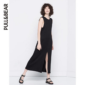 PullAndBear 女士前开叉连衣裙 89元