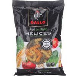 GALLO 公鸡 三色螺丝形意大利面 250g*2件 6.9元(买1送1)