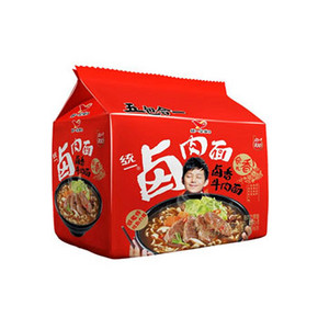 统一 方便面 卤肉面 5连包 9.8元