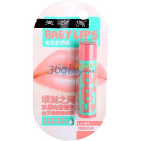 MAYBELLINE 美宝莲 宝蓓护唇膏 幼嫩荔枝 4g 9.9元(日常21)