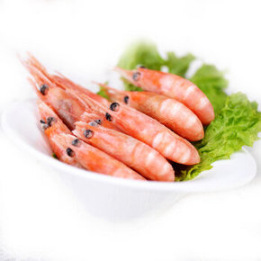 大洋世家 进口加拿大冰冻北极虾  500g 29.9元
