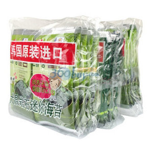 韩国进口 大昌岩石 迷你海苔 2.2g*30包 19.9元