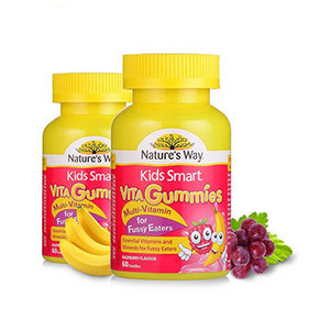 Nature's Way 儿童宝宝偏食软糖吃饭香60粒*4罐 105.2元(99+11.2-5券)