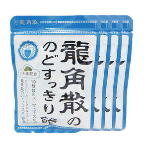龙角散清喉糖 原味 100g*4袋劵后 89元包邮