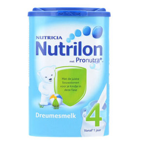 荷兰牛栏 Nutrilon 婴幼儿奶粉 4段 800g*2罐 133.1元包邮(买2减1+14.1)