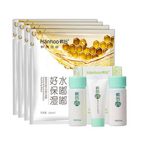 韩后 水嘟嘟面膜3片+乳清旅行三件套 9.9元(39.9-30券)