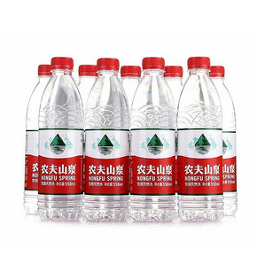 农夫山泉 天然矿泉水 550ml*24瓶*2箱 54元(2件75折)
