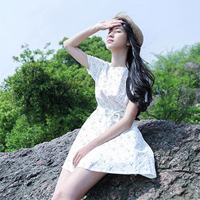 The Garden Party 小清新印花连衣裙子 89元包邮