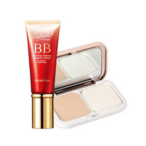 微信端# 卡姿兰 HD高清无暇套装 BB霜48g+粉饼9g 69元(可159-40)