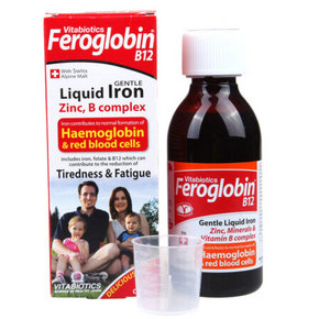 Vitabiotics Feroglobin 薇塔贝尔 B12 补铁补锌液 200ml 45.3元(39.9+5.4)