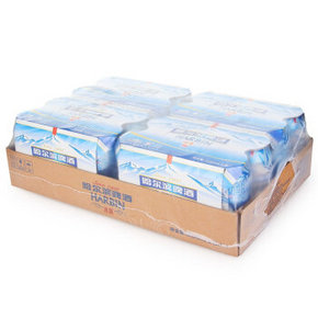 限地区# Harbin 哈尔滨 冰爽啤酒 330ml*4*6听*5件 185元包邮(45*5-60)