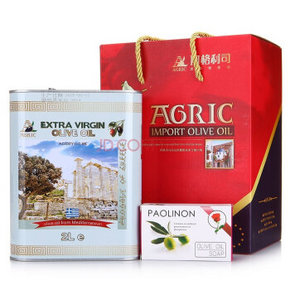 希腊 AGRIC 阿格利司 特级初级橄榄油 精装礼盒 2L*2件 205元包邮(买2减1)