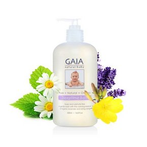 GAIA 盖雅 婴幼儿天然有机安睡沐浴露 500mlx2瓶 101元(95X2-100)