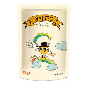 良品铺子 多味花生 炒货花生米 花生豆 148g 折3.99元(8.9，39.9选10)