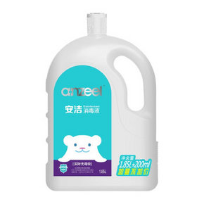 限地区# anzeel 安洁 消毒液 复合季铵盐 1.85L+200ml 折14.9元(买2减1)
