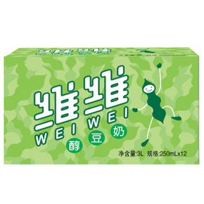 限地区/微信端# 维维 醇豆奶 250ml*12盒 9.9元(可99-10)