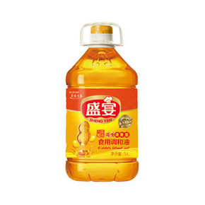 限地区# 北大荒盛宴 花生芝麻调和油 5L 33.9元